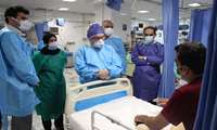 بازدید رئیس کمیته کشوری اپیدمیولوژی کوید 19  وزارت بهداشت از بیمارستان